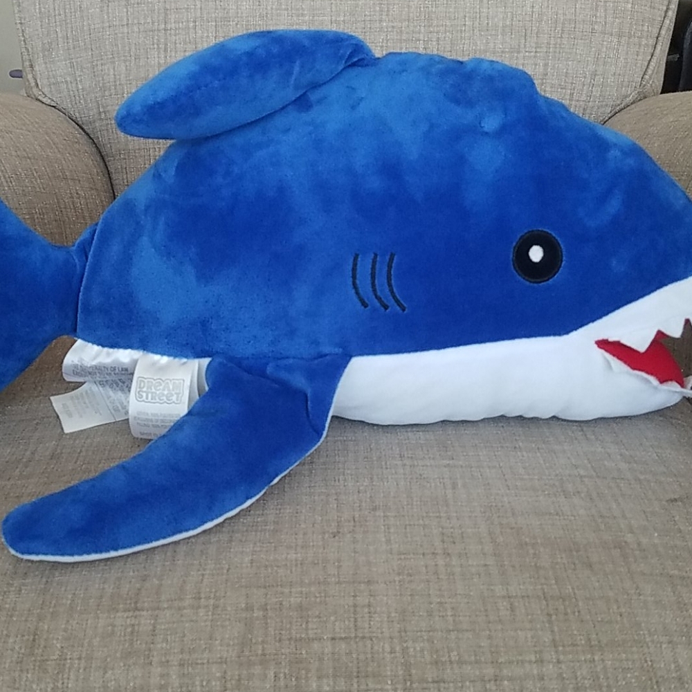 Blue Shark Plush 20" - Picture 4 of 7